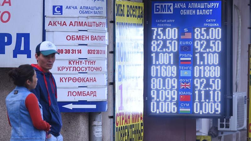 Киргизия ввела временные ограничения на вывоз наличной валюты